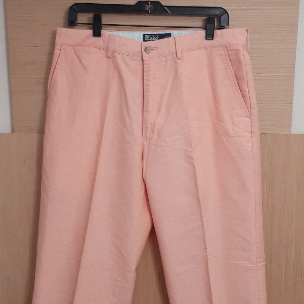 Mens Polo Coral pants size 34/30